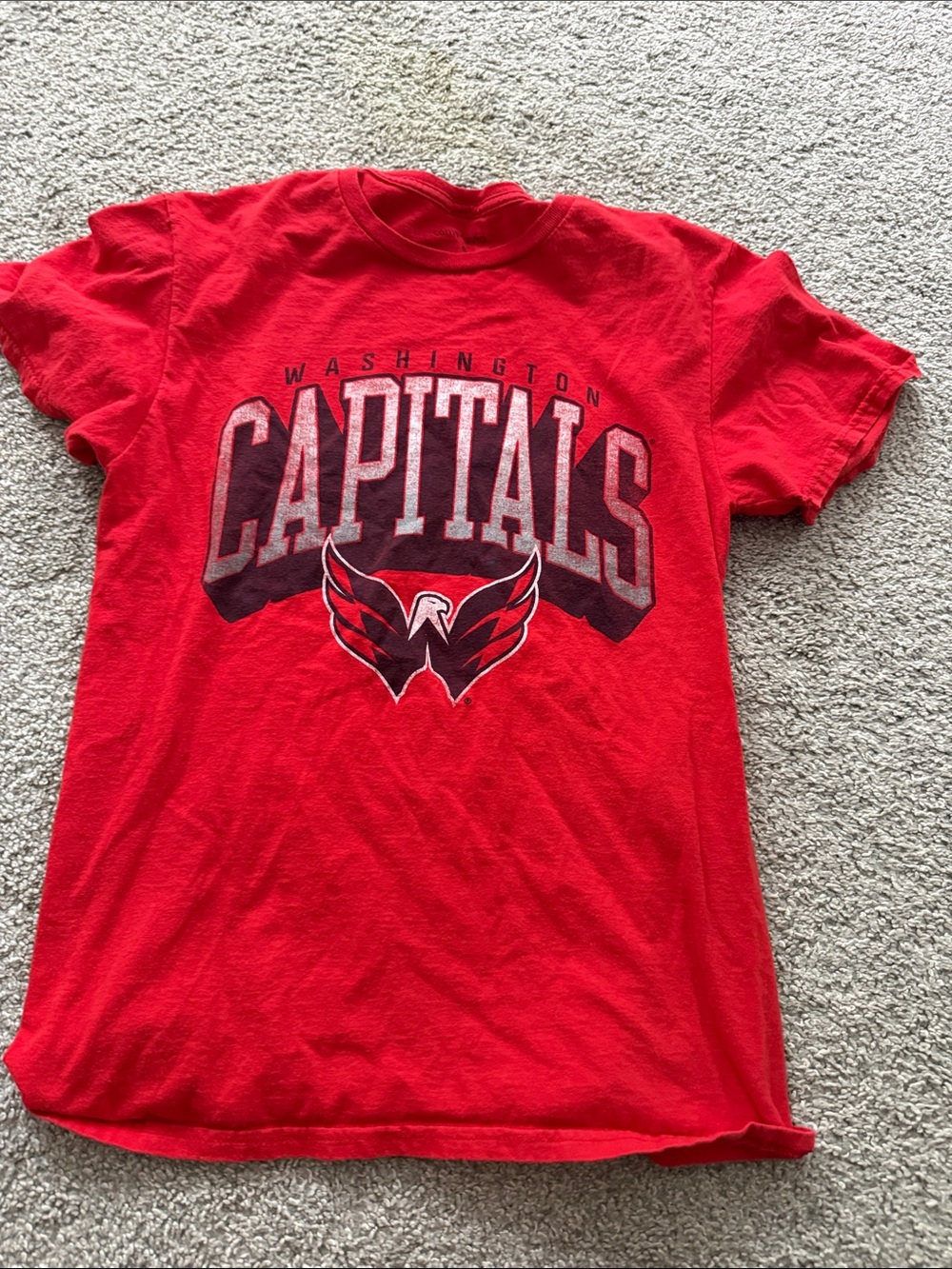 Source Unknown Red Washington Capitals Graphic Tee - Kids